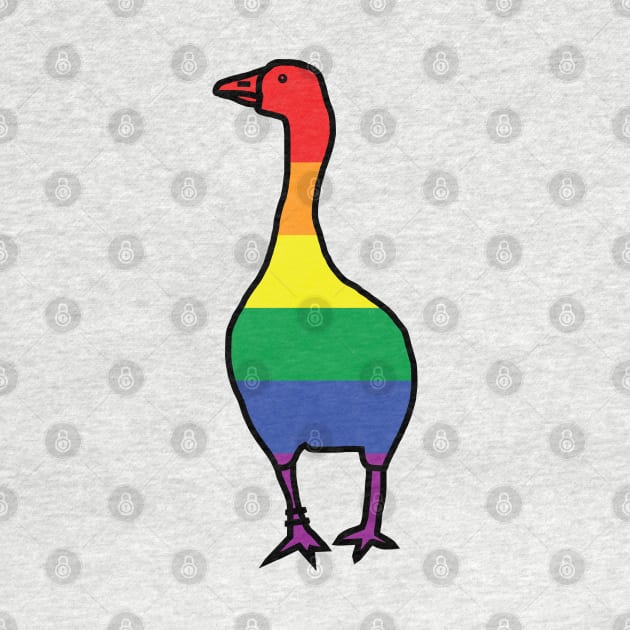 Pride Goose by ellenhenryart